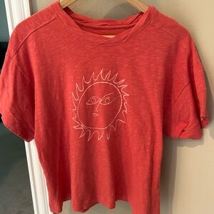 Anthropologie Sun t shirt with great detail!